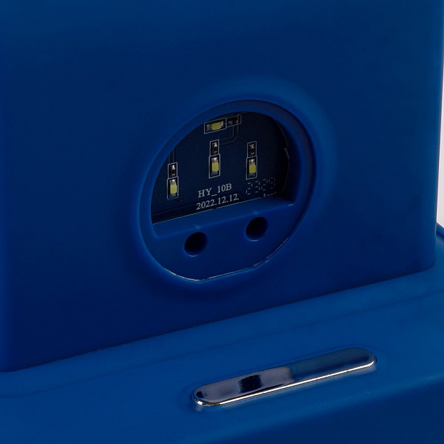 Магнитная зарядная станция Cooper Duo, синяя с логотипом в Белгороде заказать по выгодной цене в кибермаркете AvroraStore