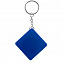 Брелок с рулеткой Square ver.2, синий с логотипом в Белгороде заказать по выгодной цене в кибермаркете AvroraStore