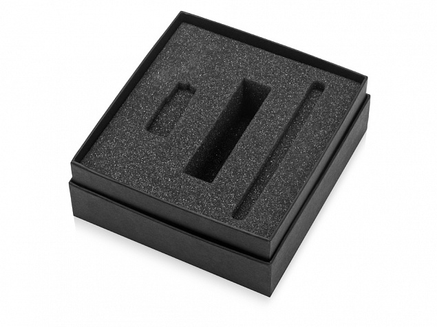 Коробка подарочная Smooth M для зарядного устройства, ручки и флешки с логотипом в Белгороде заказать по выгодной цене в кибермаркете AvroraStore