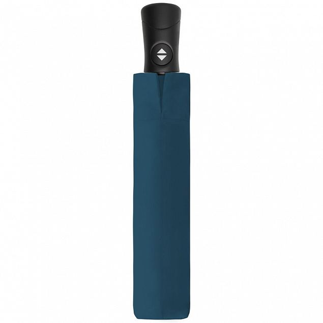 Складной зонт Fiber Magic Superstrong, голубой с логотипом в Белгороде заказать по выгодной цене в кибермаркете AvroraStore