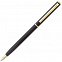 Ручка шариковая Hotel Gold, ver.2, черная с логотипом в Белгороде заказать по выгодной цене в кибермаркете AvroraStore