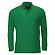 Рубашка поло мужская с длинным рукавом WINTER II 210 ярко-зеленая с логотипом в Белгороде заказать по выгодной цене в кибермаркете AvroraStore
