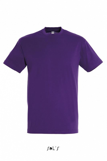 Фуфайка (футболка) REGENT мужская,Темно-фиолетовый L с логотипом в Белгороде заказать по выгодной цене в кибермаркете AvroraStore