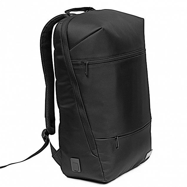 Бизнес рюкзак Taller  с USB разъемом, черный с логотипом в Белгороде заказать по выгодной цене в кибермаркете AvroraStore