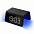 Настольные часы с беспроводной зарядкой 15W, Flame, белый цвет с логотипом в Белгороде заказать по выгодной цене в кибермаркете AvroraStore