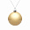 Елочный шар Finery Gloss, 8 см, глянцевый золотистый с логотипом в Белгороде заказать по выгодной цене в кибермаркете AvroraStore