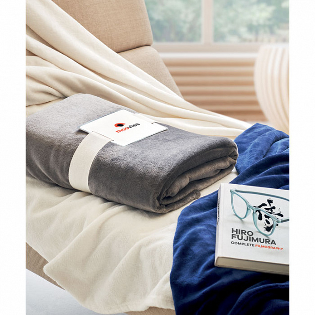 Одеяло из RPET флиса 280 гр/м² с логотипом в Белгороде заказать по выгодной цене в кибермаркете AvroraStore