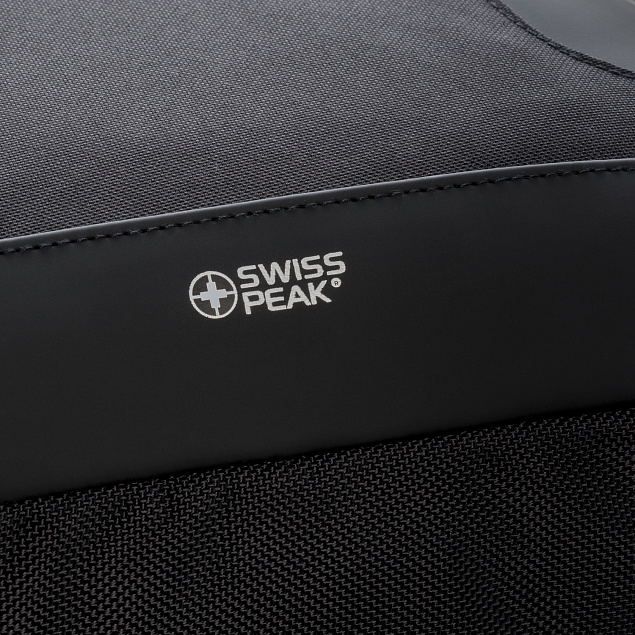 Сумка для ноутбука Swiss Peak, 15", черный с логотипом в Белгороде заказать по выгодной цене в кибермаркете AvroraStore