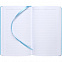 Ежедневник Nova Round, недатированный, голубой с логотипом в Белгороде заказать по выгодной цене в кибермаркете AvroraStore