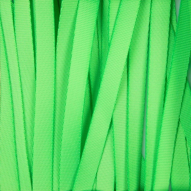 Стропа текстильная Fune 10 S, зеленый неон, 10 см с логотипом в Белгороде заказать по выгодной цене в кибермаркете AvroraStore