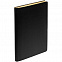 Ежедневник Nebraska Flex, недатированный, черный с золотистым с логотипом в Белгороде заказать по выгодной цене в кибермаркете AvroraStore