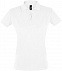Рубашка поло женская PERFECT WOMEN 180 белая с логотипом в Белгороде заказать по выгодной цене в кибермаркете AvroraStore