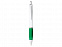 Ручка шариковая Nash, белый/зеленый, черные чернила с логотипом в Белгороде заказать по выгодной цене в кибермаркете AvroraStore