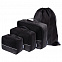Дорожный набор сумок noJumble 4 в 1, черный с логотипом в Белгороде заказать по выгодной цене в кибермаркете AvroraStore