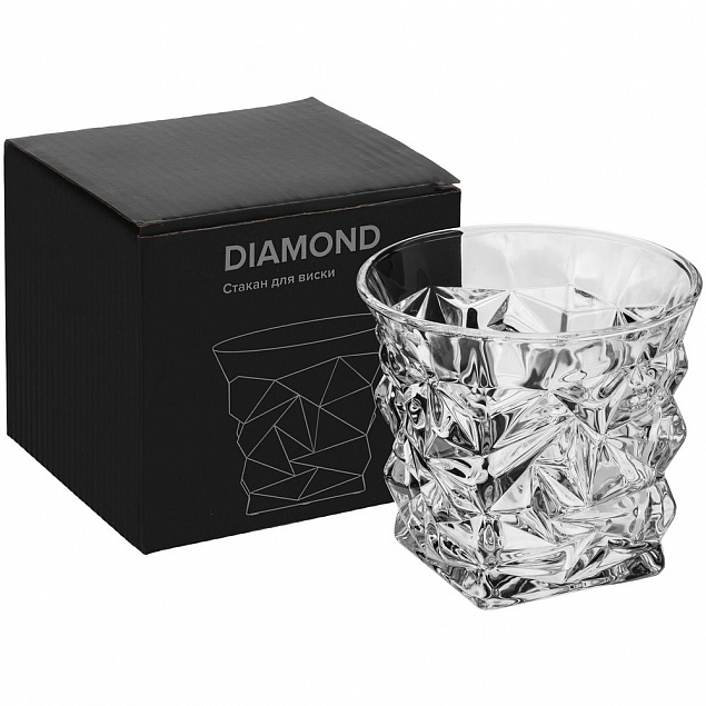 Стакан для виски Diamond с логотипом в Белгороде заказать по выгодной цене в кибермаркете AvroraStore