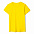 Футболка женская T-bolka Lady, желтая с логотипом в Белгороде заказать по выгодной цене в кибермаркете AvroraStore