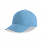 Бейсболка RECY FIVE, голубой, 5 клиньев, 100 % переработанный полиэстер, липучка с логотипом в Белгороде заказать по выгодной цене в кибермаркете AvroraStore