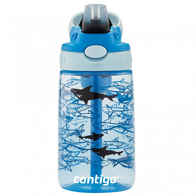 Бутылка для воды детская Gizmo Flip Sharks с логотипом в Белгороде заказать по выгодной цене в кибермаркете AvroraStore