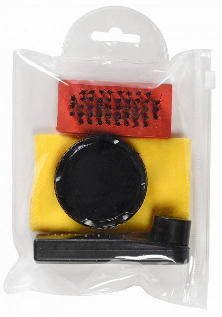 Набор для чистки обуви SMALL SHINE, черный, красный, желтый с логотипом в Белгороде заказать по выгодной цене в кибермаркете AvroraStore