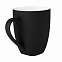 Керамическая кружка Tulip 380 ml, soft-touch, черная с логотипом в Белгороде заказать по выгодной цене в кибермаркете AvroraStore