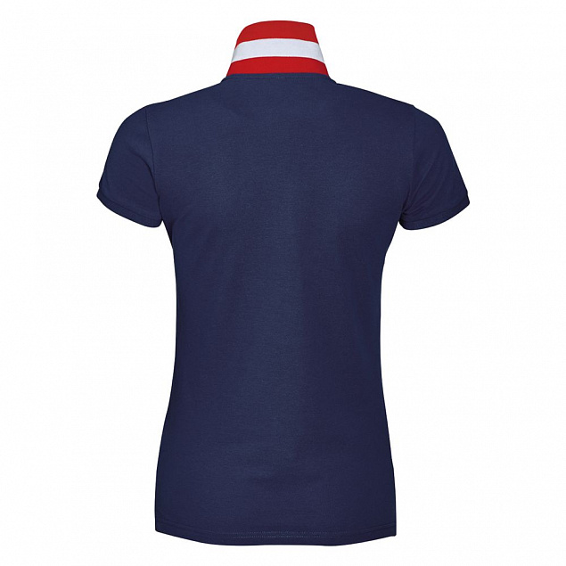 Рубашка поло Patriot Women, темно-синяя с логотипом в Белгороде заказать по выгодной цене в кибермаркете AvroraStore