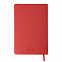 Бизнес-блокнот SIMPLY FLEX, А5,  красный, кремовый блок, в линейку с логотипом в Белгороде заказать по выгодной цене в кибермаркете AvroraStore