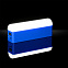 Зарядное устройство с лампой "Светлячок" 2600 mAh, синий с логотипом в Белгороде заказать по выгодной цене в кибермаркете AvroraStore