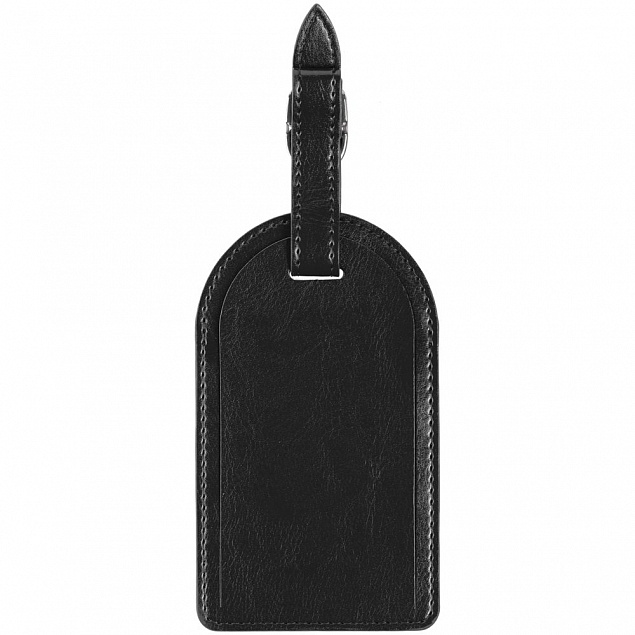 Бирка багажная Nebraska, черная с логотипом в Белгороде заказать по выгодной цене в кибермаркете AvroraStore