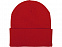 Шапка Dunant, двуслойная, красный с логотипом в Белгороде заказать по выгодной цене в кибермаркете AvroraStore
