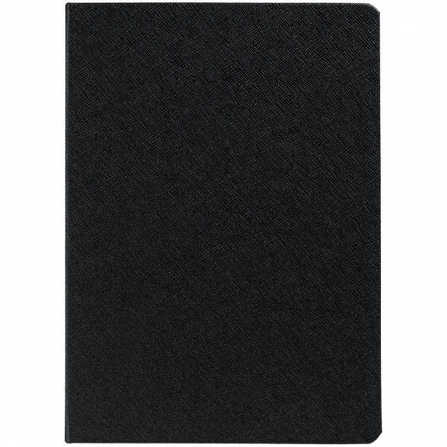 Ежедневник Saffian, недатированный, черный с логотипом в Белгороде заказать по выгодной цене в кибермаркете AvroraStore