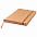 Ежедневник недатированный Shady, А5,  бежевый, кремовый блок, светло-коричневый обрез с логотипом в Белгороде заказать по выгодной цене в кибермаркете AvroraStore
