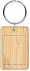 Брелок из бамбука с логотипом в Белгороде заказать по выгодной цене в кибермаркете AvroraStore