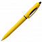 Ручка шариковая S! (Си), желтая с логотипом в Белгороде заказать по выгодной цене в кибермаркете AvroraStore