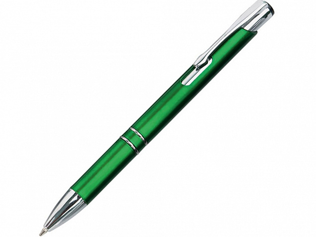 Ручка шариковая Калгари зеленый металлик с логотипом в Белгороде заказать по выгодной цене в кибермаркете AvroraStore