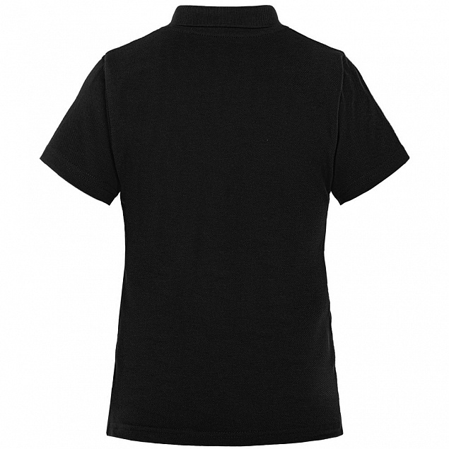 Рубашка поло детская Virma Kids, черная с логотипом в Белгороде заказать по выгодной цене в кибермаркете AvroraStore
