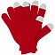 Перчатки сенсорные Real Talk, красные с логотипом в Белгороде заказать по выгодной цене в кибермаркете AvroraStore