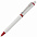 Ручка шариковая Raja, белая с логотипом в Белгороде заказать по выгодной цене в кибермаркете AvroraStore