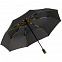 Зонт складной AOC Mini с цветными спицами, желтый с логотипом в Белгороде заказать по выгодной цене в кибермаркете AvroraStore