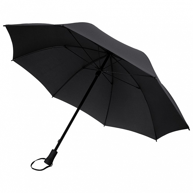 Зонт-трость Hogg Trek, черный с логотипом в Белгороде заказать по выгодной цене в кибермаркете AvroraStore
