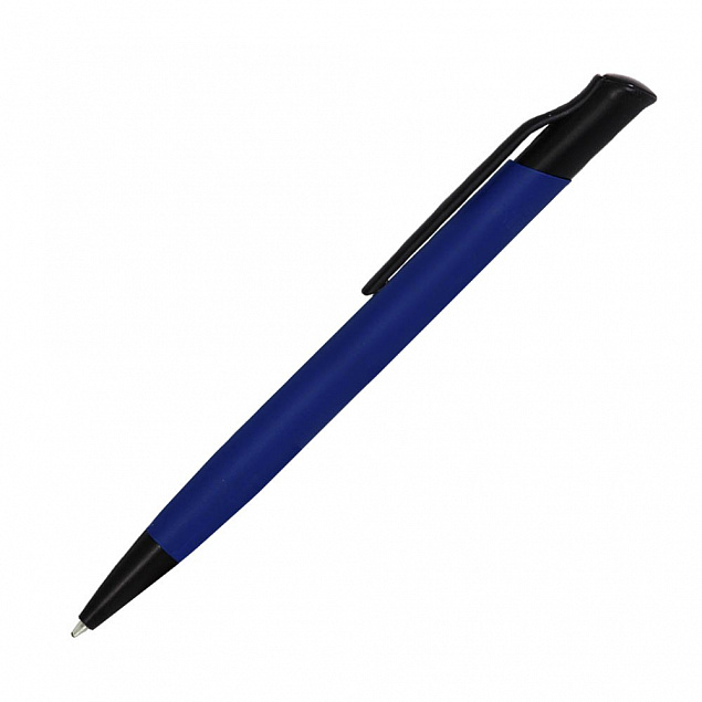 Шариковая ручка Grunge, синяя с логотипом в Белгороде заказать по выгодной цене в кибермаркете AvroraStore