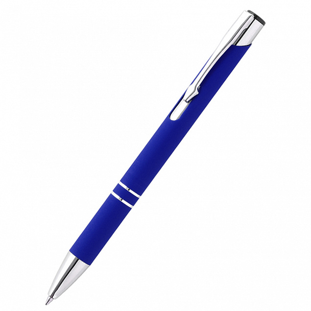 Ручка металлическая Molly - Темно-синий XX с логотипом в Белгороде заказать по выгодной цене в кибермаркете AvroraStore