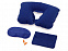 Набор для путешествий Глэм, синий с логотипом в Белгороде заказать по выгодной цене в кибермаркете AvroraStore