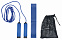 Фитнес-комплект STRETCH & JUMP, черный, синий с логотипом в Белгороде заказать по выгодной цене в кибермаркете AvroraStore