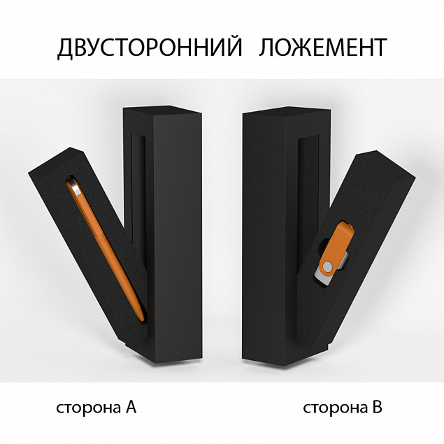 Набор ручка "Jupiter" + флеш-карта "Vostok" 8 Гб в футляре, оранжевый, покрытие soft touch с логотипом в Белгороде заказать по выгодной цене в кибермаркете AvroraStore