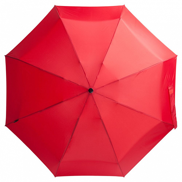 Зонт складной 811 X1 в кейсе, красный с логотипом в Белгороде заказать по выгодной цене в кибермаркете AvroraStore