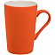 Кружка Best Noon c покрытием софт-тач, оранжевая с логотипом в Белгороде заказать по выгодной цене в кибермаркете AvroraStore