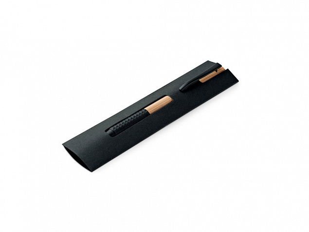 Шариковая ручка из бамбука «BACH» с логотипом в Белгороде заказать по выгодной цене в кибермаркете AvroraStore