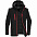 Куртка-трансформер мужская Matrix, черная с красным с логотипом в Белгороде заказать по выгодной цене в кибермаркете AvroraStore