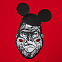 Толстовка Monkey Mouse, красная с логотипом в Белгороде заказать по выгодной цене в кибермаркете AvroraStore
