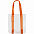Шоппер Clear Fest, прозрачный серый с оранжевыми ручками с логотипом в Белгороде заказать по выгодной цене в кибермаркете AvroraStore